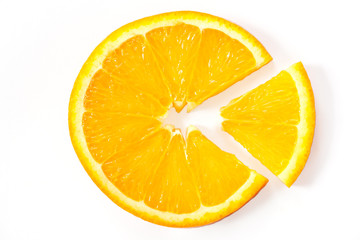 The Orange Slice with the Cut-Out Piece