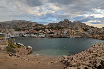 Les Calanques de Marseille, quartier des Goudes