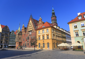 Naklejka na ściany i meble Wrocław - The Old Town