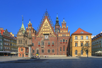 Naklejka premium Wrocław - The Old Town