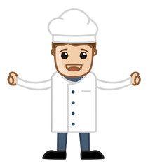 Happy Chef Cartoon Vector