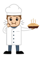 Chef Eating Pan Cake
