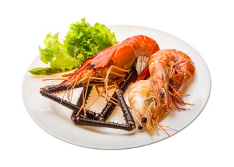 Giant Freshwater Prawn and king prawns