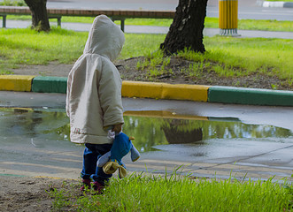 Girl standing