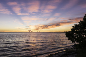 Fototapeta na wymiar Sunrise At Sanibel Island, Florida - USA