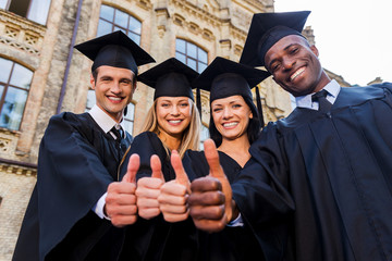 Confident in their successful future.
