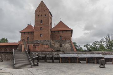 Trakai castle, outer yard.