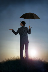 business bright outlook concept