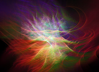 Abstract fractal background