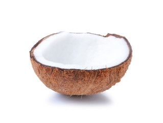 coconut on white