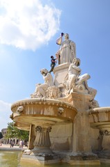 Obraz premium Fontaine Pradier à Nîmes