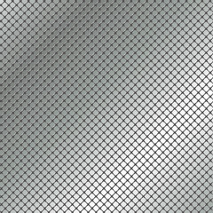 Chrome background. Small metallic squares.