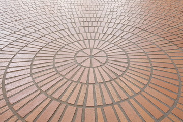 close - up street floor tiles as background