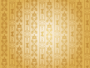Fototapeta premium damask decorative wallpaper
