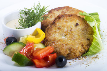 cutlets vegetables