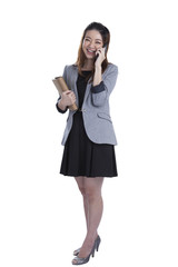 young Businesswoman talking on mobile phone