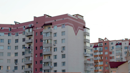 New multi-storey, brick home in the city quarter