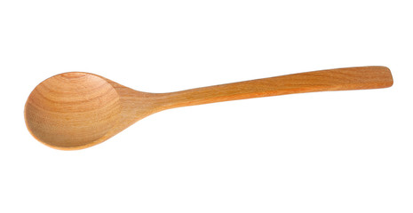 Wooden Spoon Isolated on a white background