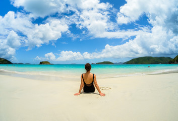 Obraz premium Beautiful Caribbean beach