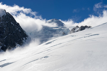 Snowy mountains