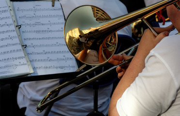 trombone and music