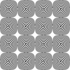 Design seamless monochrome twirl pattern