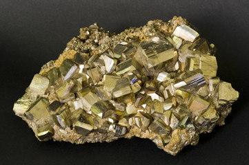 Iron Pyrites from Italy. 14cm long.