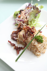 fried rice with pork