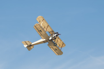 vintage linen covered biplane circa WW1