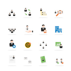 Business management icon set.