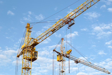 Construction cranes