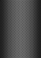 Metal texture honeycomb background