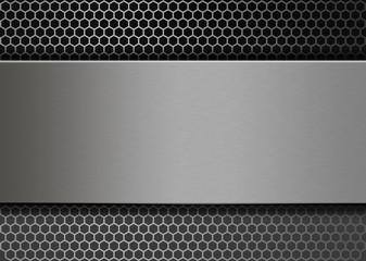 Metal texture background. brushed silver.