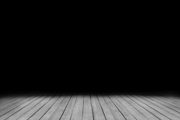 image grunge dark room with wood floor