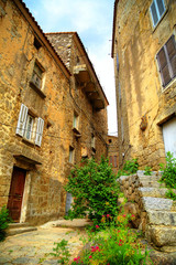 Fototapeta na wymiar Village of Sartène, Corsica, France