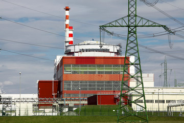 Nuclear power plant Temelin in Czech Republic Europe