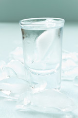 Wodka im Glas