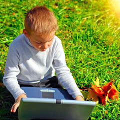 Kid with Laptop