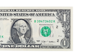 One dollar banknote