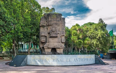Fototapeten Eintritt in das Nationalmuseum für Anthropologie in Mexiko-Stadt © javarman