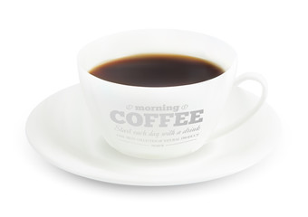 Coffee text design.