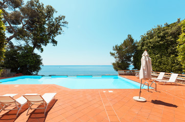 pool of a villa