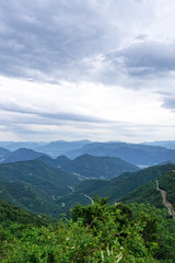 Thunderstorms in the mountains