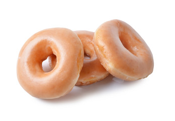 donut  on  white background