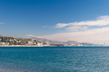 Fototapeta premium Coastline at Malaga