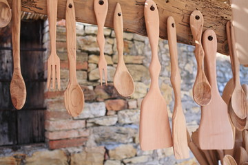 mestoli oggetti da cucina esposizione vendita