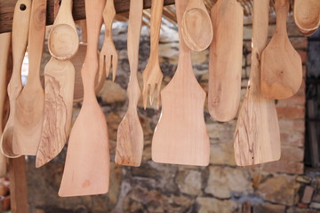 mestoli oggetti da cucina esposizione vendita