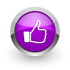 like pink glossy web icon