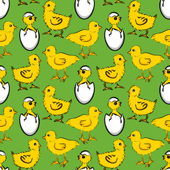 background with chickens