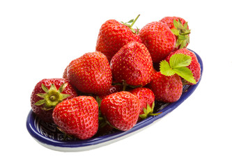 Strawberry in the bowl